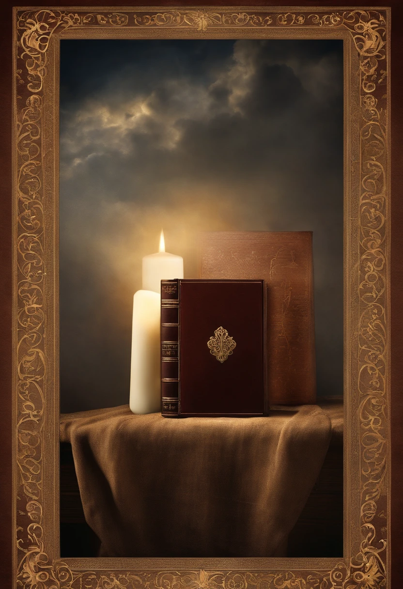 "Please create a high-definition image of the Holy Bible that captures the reverence and spiritual significance of this holy book. The image should convey the historical and religious importance of the Bible, while presenting it in a dignified and respectful manner. Use soft lighting to enhance cover and page details, emphasizing its texture and aging, if applicable. Position the Bible in a setting that evokes a sacred setting, such as a wooden shelf in an ancient library or a lit altar. Colors should be subtle and the typography, Introduce Yourself, should be elegant and understated. The image should inspire a sense of reverence and spiritual connection to the words and teachings contained in the Holy Bible."