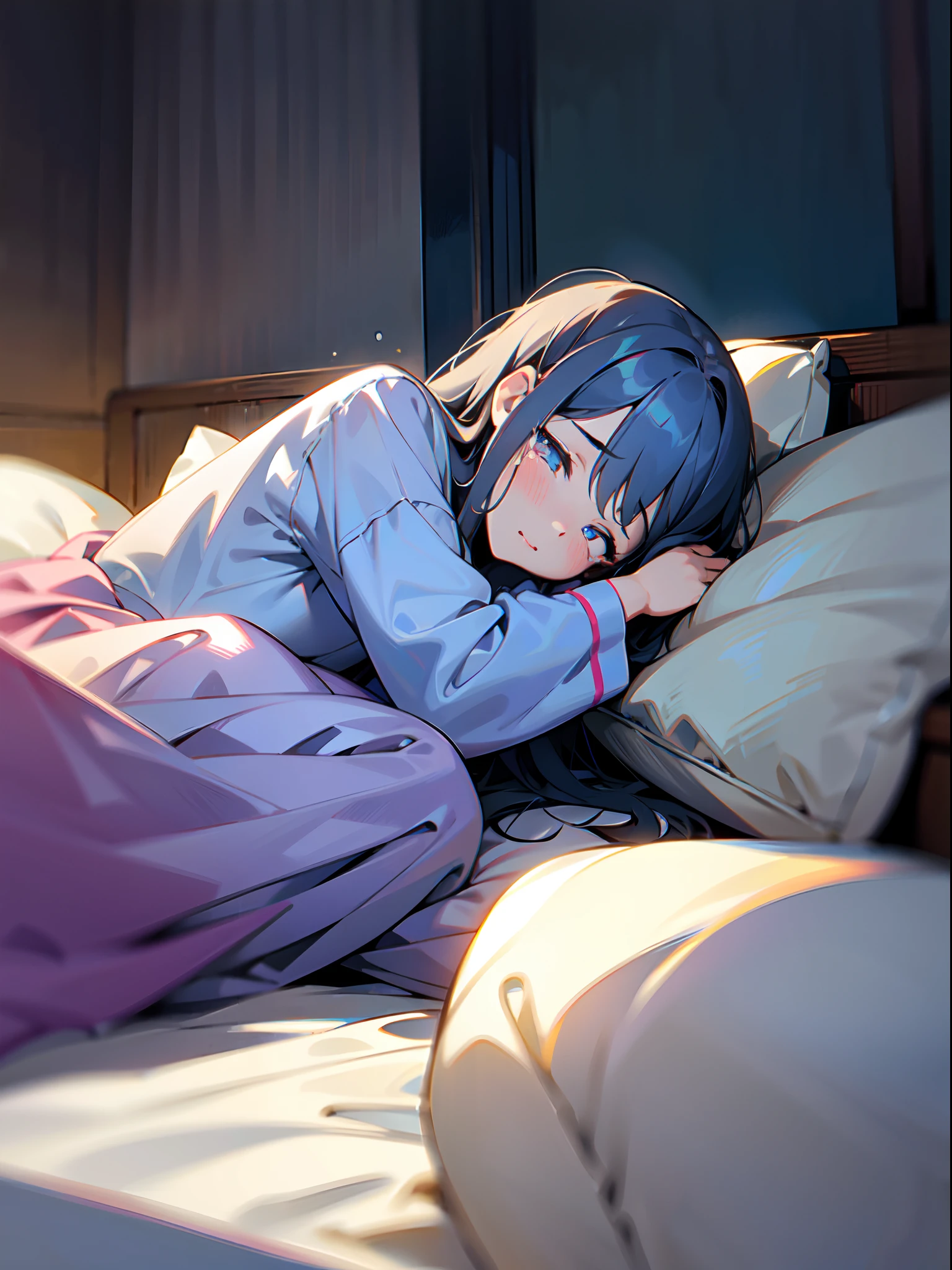 Doggystyle to school girl on bed