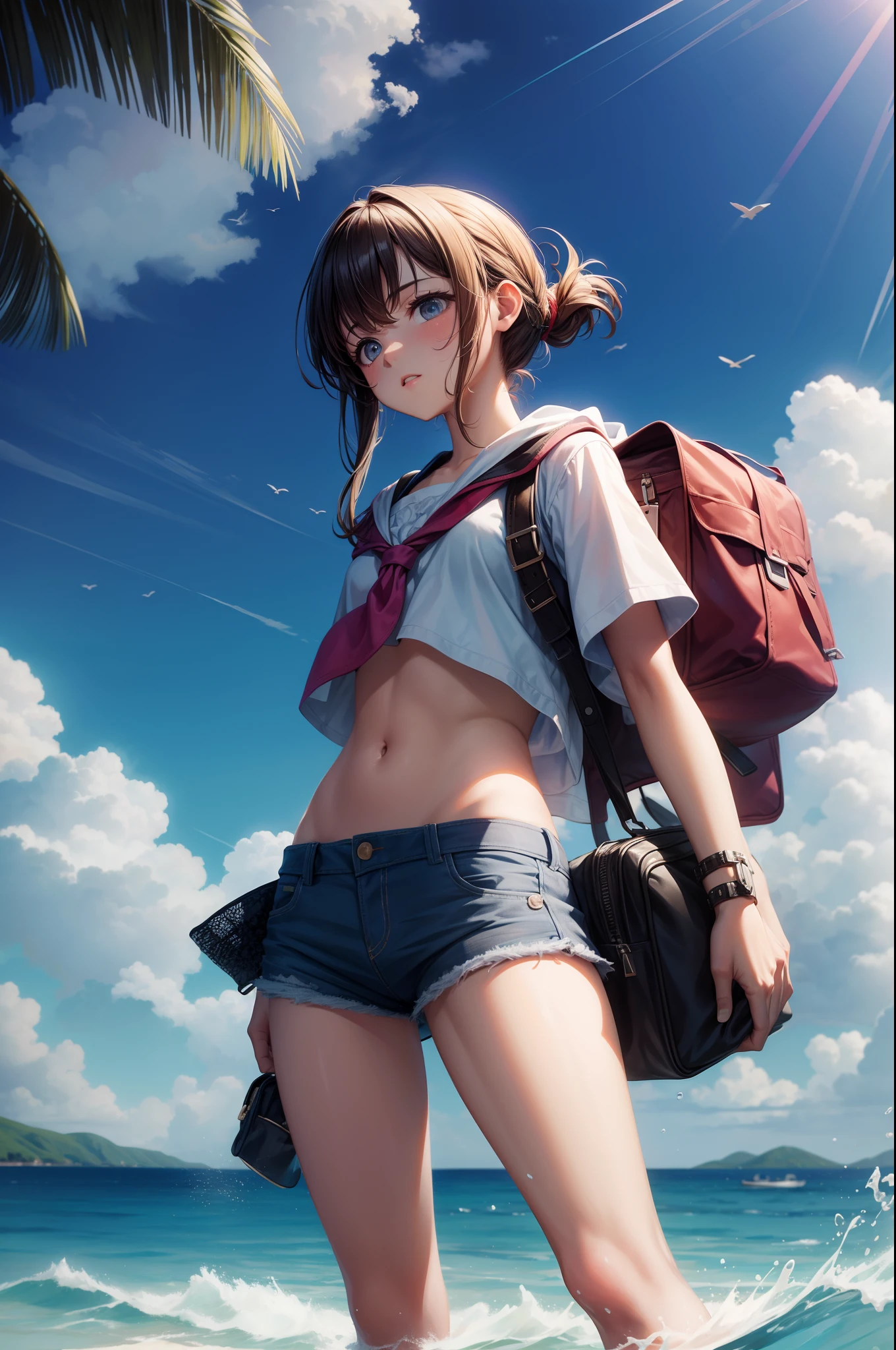 nubes y cielo, verano