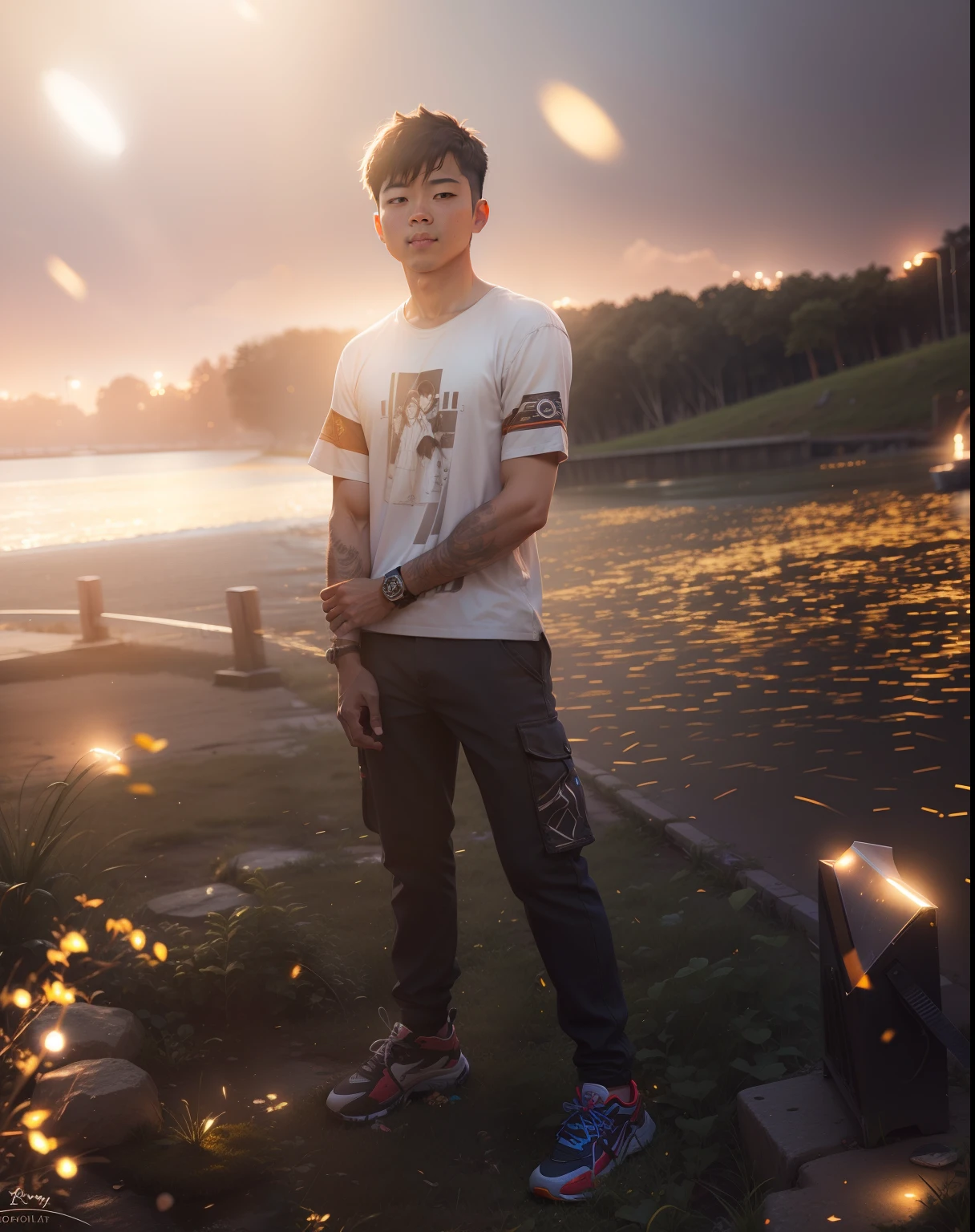 Light bokeh background