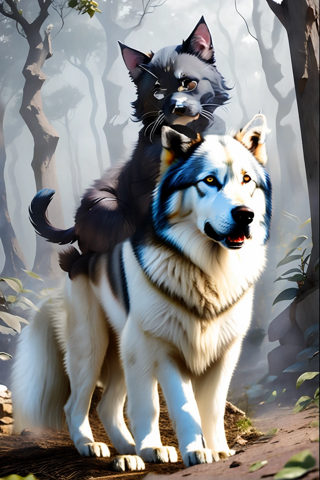 White Wolf Dog