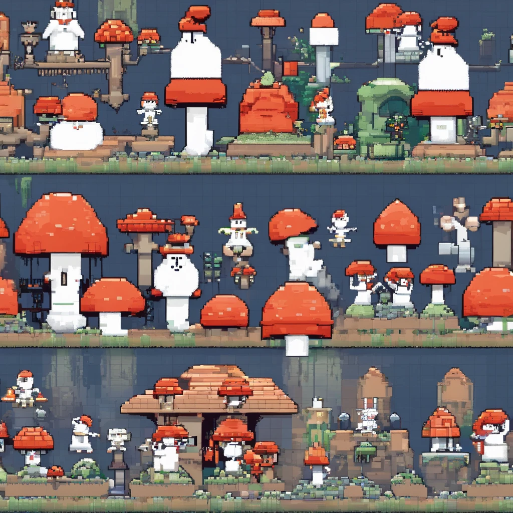 Spooky snow-white mushroom with humanoid function, No facial details other than a big creepy smile,snowman，Transformation Belt