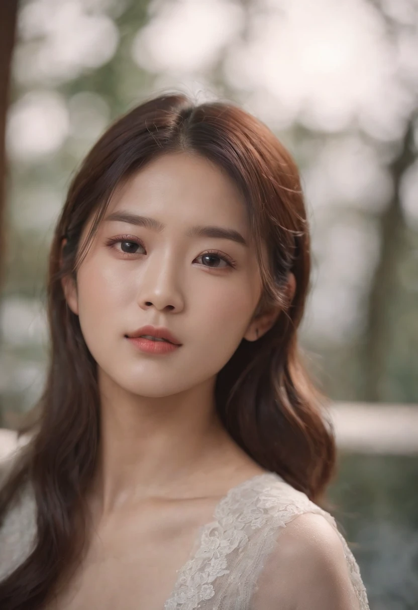 A beautiful Korean girl，bust
