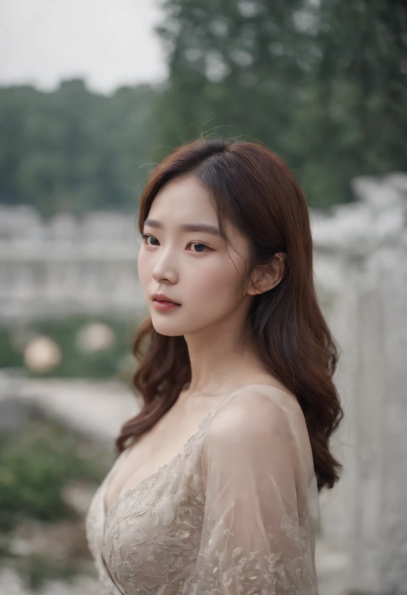 A beautiful Korean girl,bust