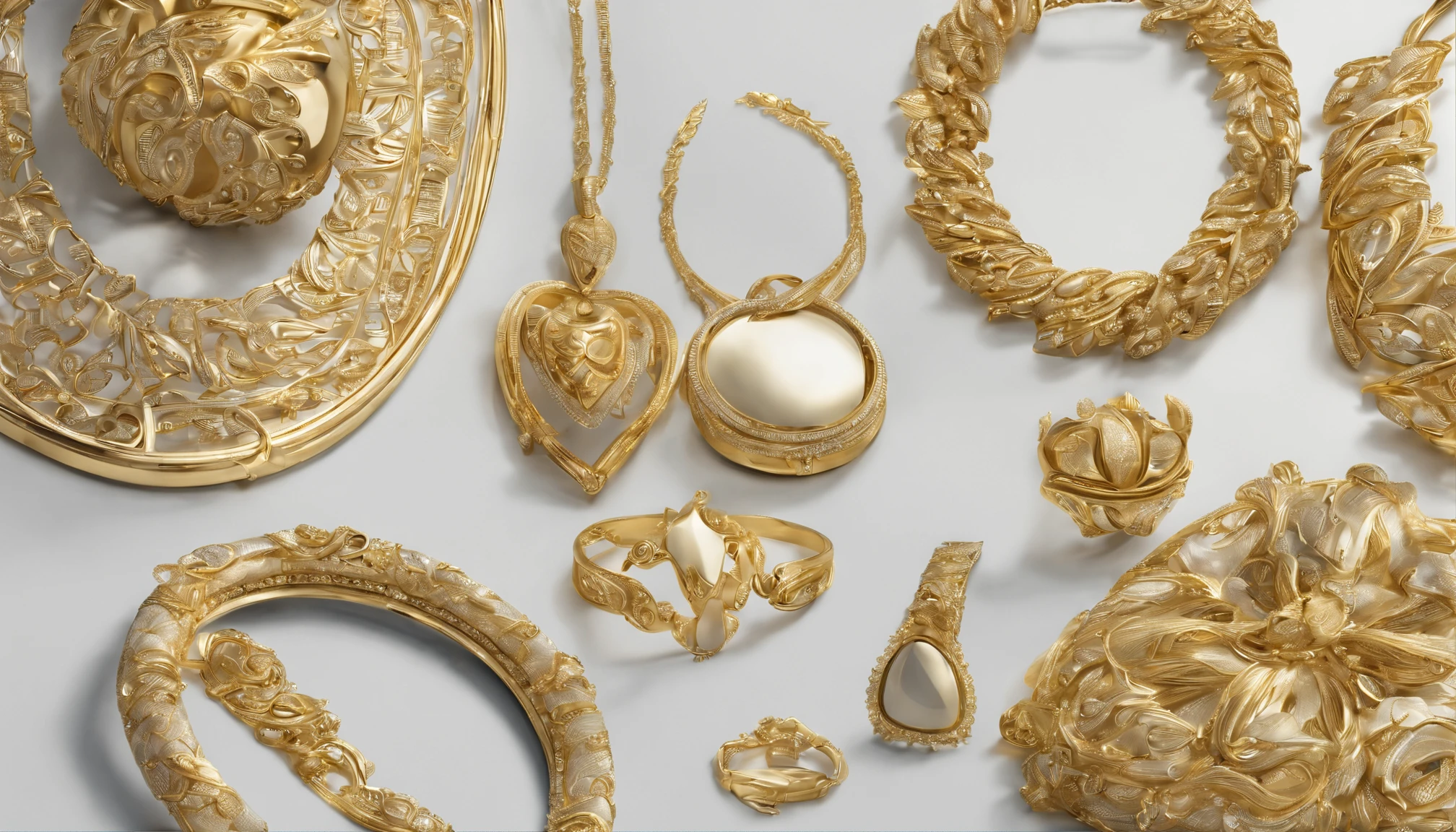 Design filled with goldsmiths, gold, Like crafts, Metallic luster, planar, symmetric, Shines, Textured, Realistic, top-quality, masterpiece, ultra-detailliert