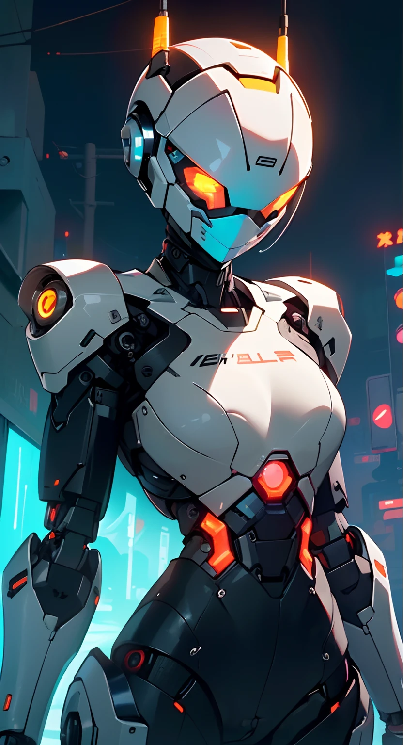 (((girl robot))),assaultron, itrobo2022, 1girl,robot,humanoid robot,robot joints,joints,black robot helmet,black armor,head-mounted display,humanoid robot,white robot joints,one-eyed,white joints,no humans,((black armor)),wide hips,curvy,mechanical arms,crotch plate,science fiction,post-apocalypse,outside,large breasts:1.4,

reelmech,cyborg girl,(cyborg girl:1.5),
android,((mechanical robot girl)),

(((doll))),((((black skin,doll joints:1.5,mechanical hands:1.5,black armored dress,tesla coils,mechanical doll:1.5,Body of a machine,black metallic skin,ball joint,no facial features,cyborg:1.5,robotic parts,robot)))),(((lustrous skin:1.5,plastic glitter skin,exaggerated shiny skin,illuminated skin))),(Mechanical joints: 1.4,Mechanical limbs),

lot of rgb,(spider lower abdomen),

(((nsfw))),

motorcycle black helmet,(wearing head-mounted display that is chunky and hi-tech with neon lights:1.2),corporate logos,complete black helmet,no face,black body,black skin,black robotic body,((((technological face mask,Cybernetic_Jawless, black mask)))),

(dynamic pose:1.0),solo focus,embarrassed,(centered,scale to fit dimensions,Rule of thirds),

cyberpunk city by the ocean at night, with bright neon signs and dark stormy clouds and puddles,

High resolution, sharp focus, (ultra detailed, extremely detailed), (photorealistic artwork:1.37), 8k wallpaper,((synthwave background theme)),(((vibrant colors,))),(intricate),masterpiece,(best quality),synthwave neon colors,