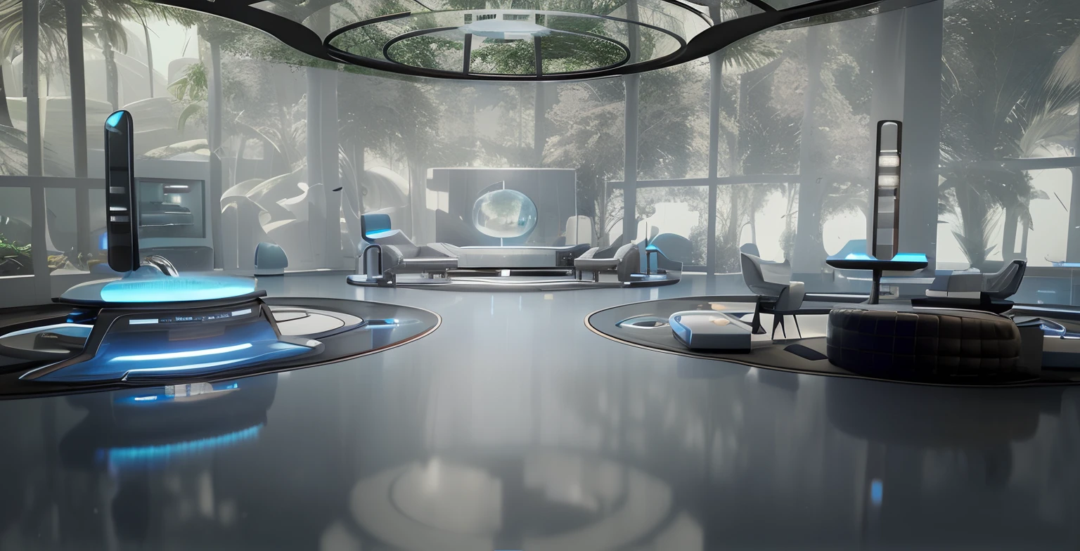There was a room,There were plenty of chairs and a pool, Futuristic setting, futuristic looking living room, enscape render, Futuristic room, sci fi engine room living room, perspective 3 d octane render, futuristic environment, rendered in unreal 5, surreal sci fi set design, futuristic and ethereal, rendered in enscape, atmospheric render, futuristic interior