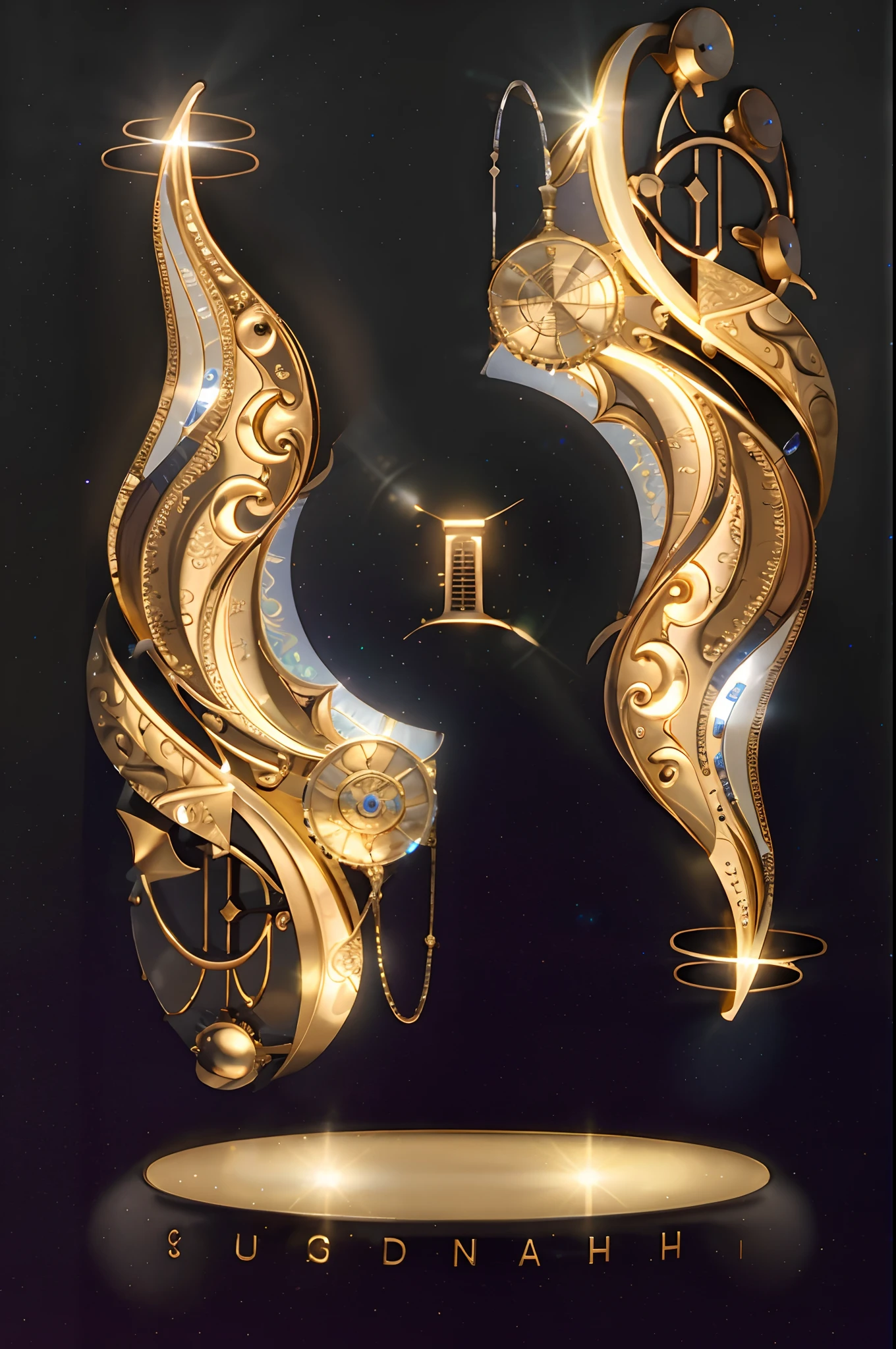 Masterpiece, Best quality, High quality, High definition, High quality texture, Highqualityshadow, High detail, finedetail, Extremely detailed CG, Detailed texture, realistic representation of face, Realistic, Colorful , Delicate, Cinematic light, Side light, Lens flare, Ray tracing,Gemini，Constellation decoration，Metallic，A detailed，A detailed，the detail，k hd，Gemini icon，Golden