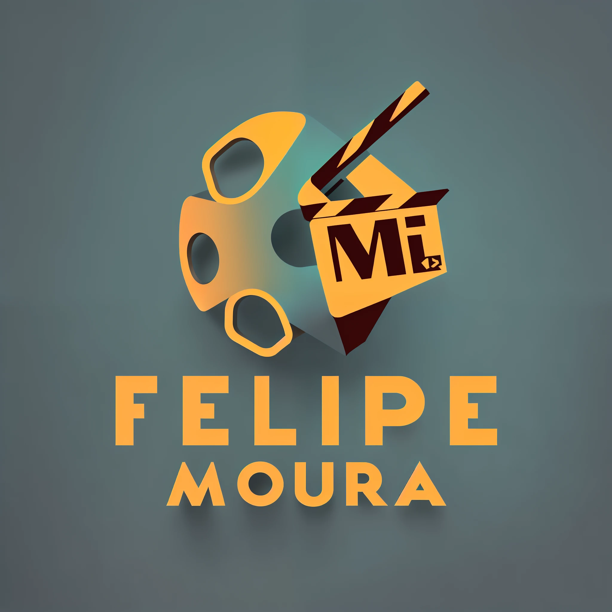 (minimalistic, elegant, creative logo:1.1),(minimalistic, sleek, modern design),(for a creative film production firm),(inspired by typography),(text: 'Felipe Moura'),(clean lines, simple shapes),(black and white palette:1.1),(subtle gradients),(visually impactful),(high contrast),(crisp and sharp),(sophisticated, minimalist aesthetic),(balanced composition),(precise and refined letterforms),(geometric elements),(minimal embellishments),(abstract representation of filmmaking),(symbolic elements),(subtle visual storytelling),(timeless and versatile design),(professional and polished),(visual harmony),(perfectly laid out),(optimized for various media),(attention-grabbing),(minimalist approach),(simplified concept),(unique and memorable),(minimal distraction),(bold and distinctive),(signature style),(focus on negative space),(bold contrast between positive and negative),(minimalistic yet expressive),(artistic interpretation),(suggested harmony with firm's values and mission),(captivating and sophisticated design),(with the ability to evoke emotion),(clean and minimalist branding).