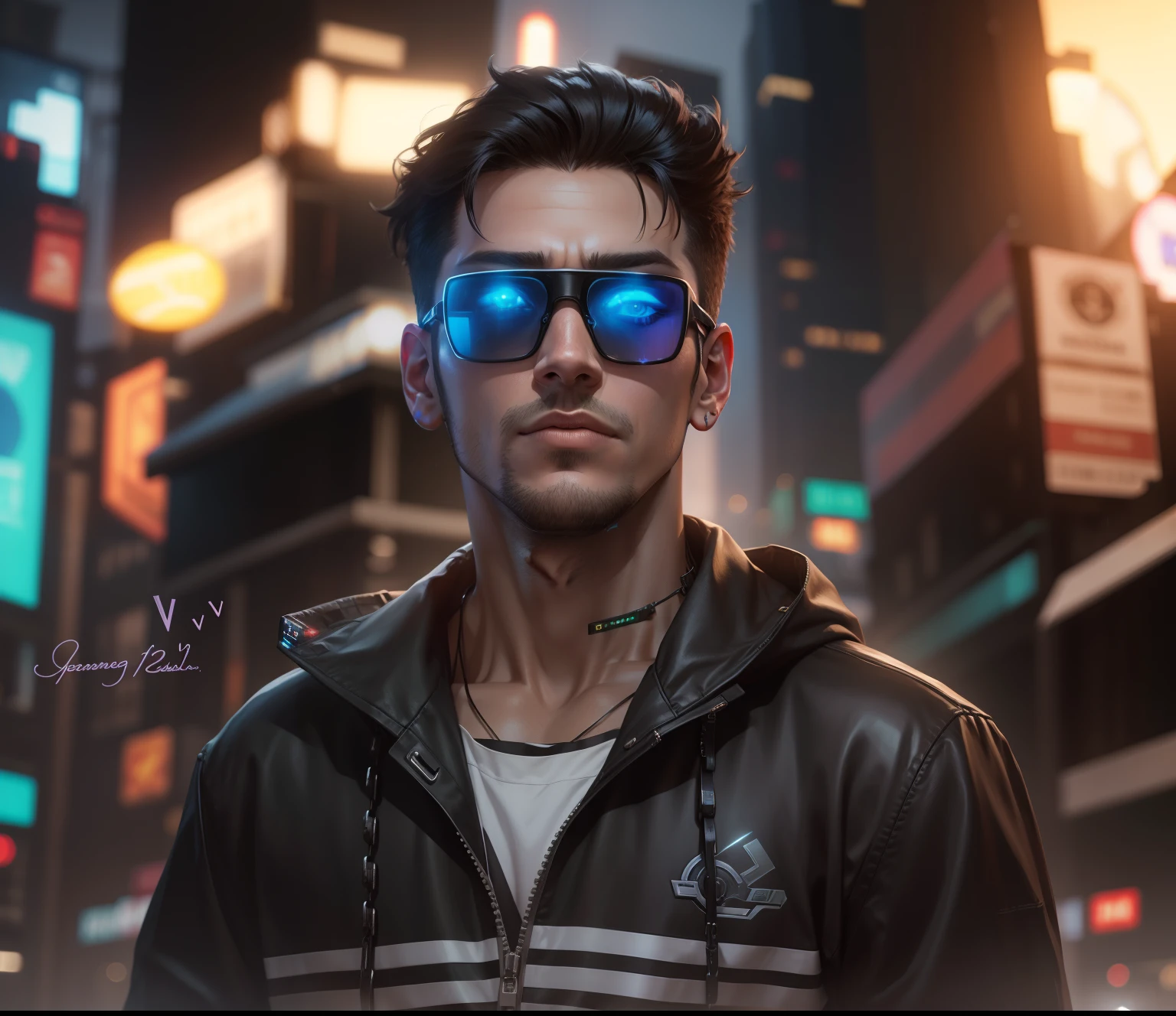 change background cyberpunk handsome boy,realistic face,8k, ultra realistic
