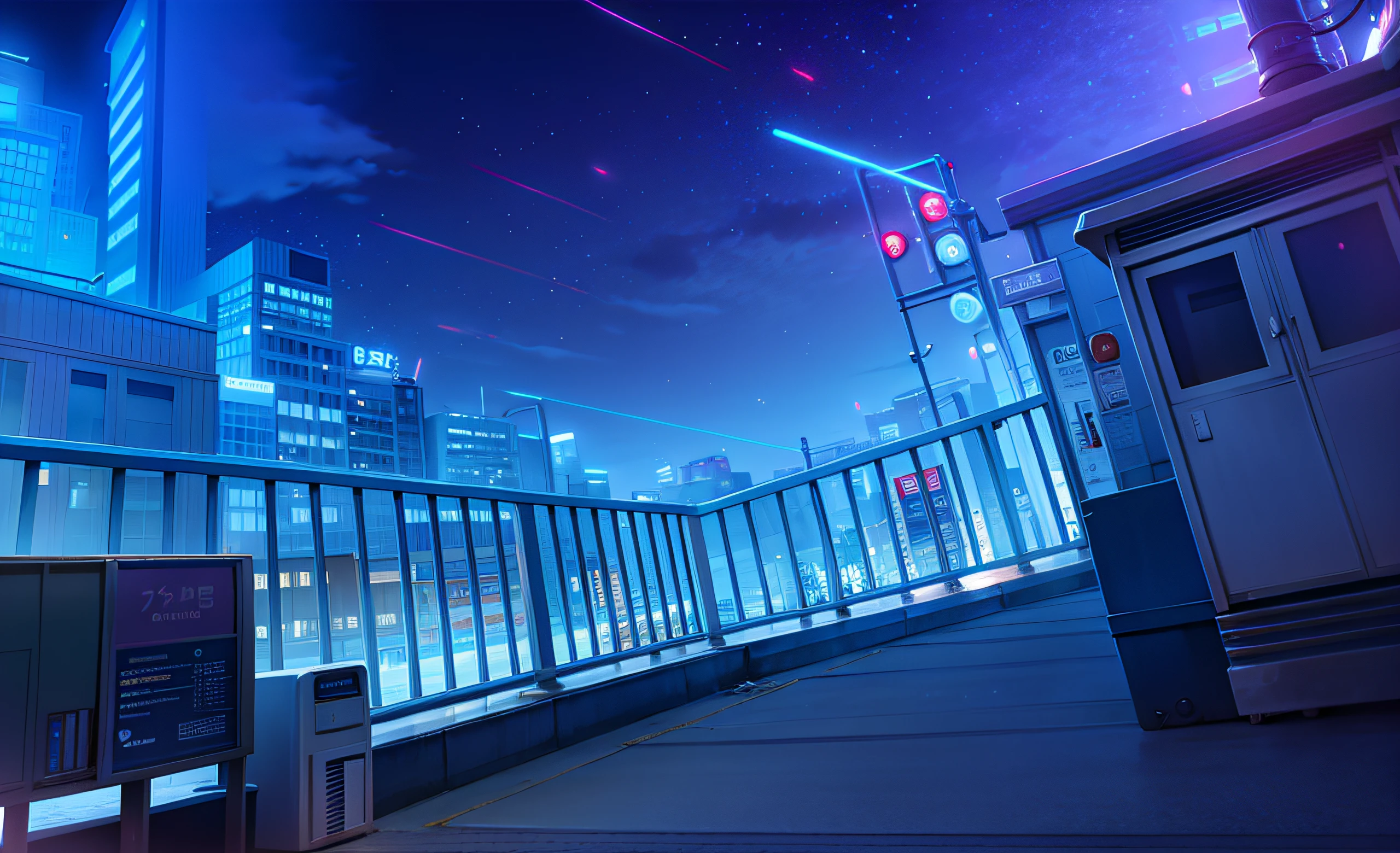 Anime scenes of city streets with TV and buildings, Anime background art, highschool background, anime backgrounds, anime movie backgrounds, background artwork, colorful anime movie background, anime style cityscape, Cool background, ufotable art style, random background scene, neo tokyo background, arte de fundo, calm evening. Digital illustration, Anime landscapes, Anime art wallpaper 8 K