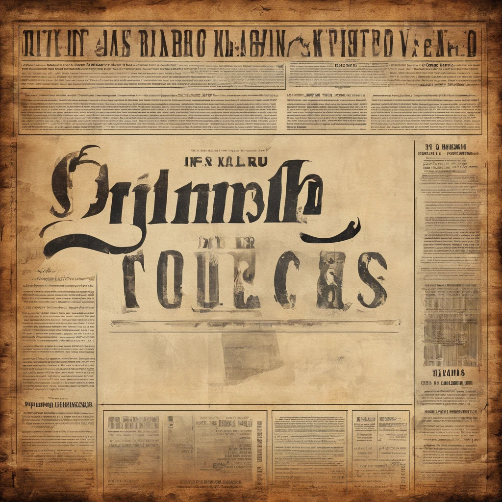 Newspaper paper grunge vintage old aged texture background