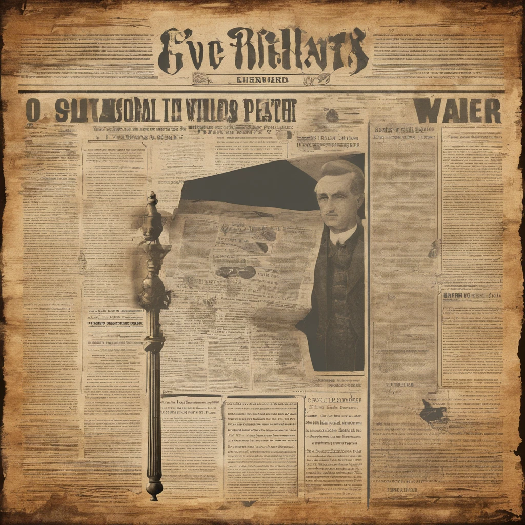 Newspaper paper grunge vintage old aged texture background