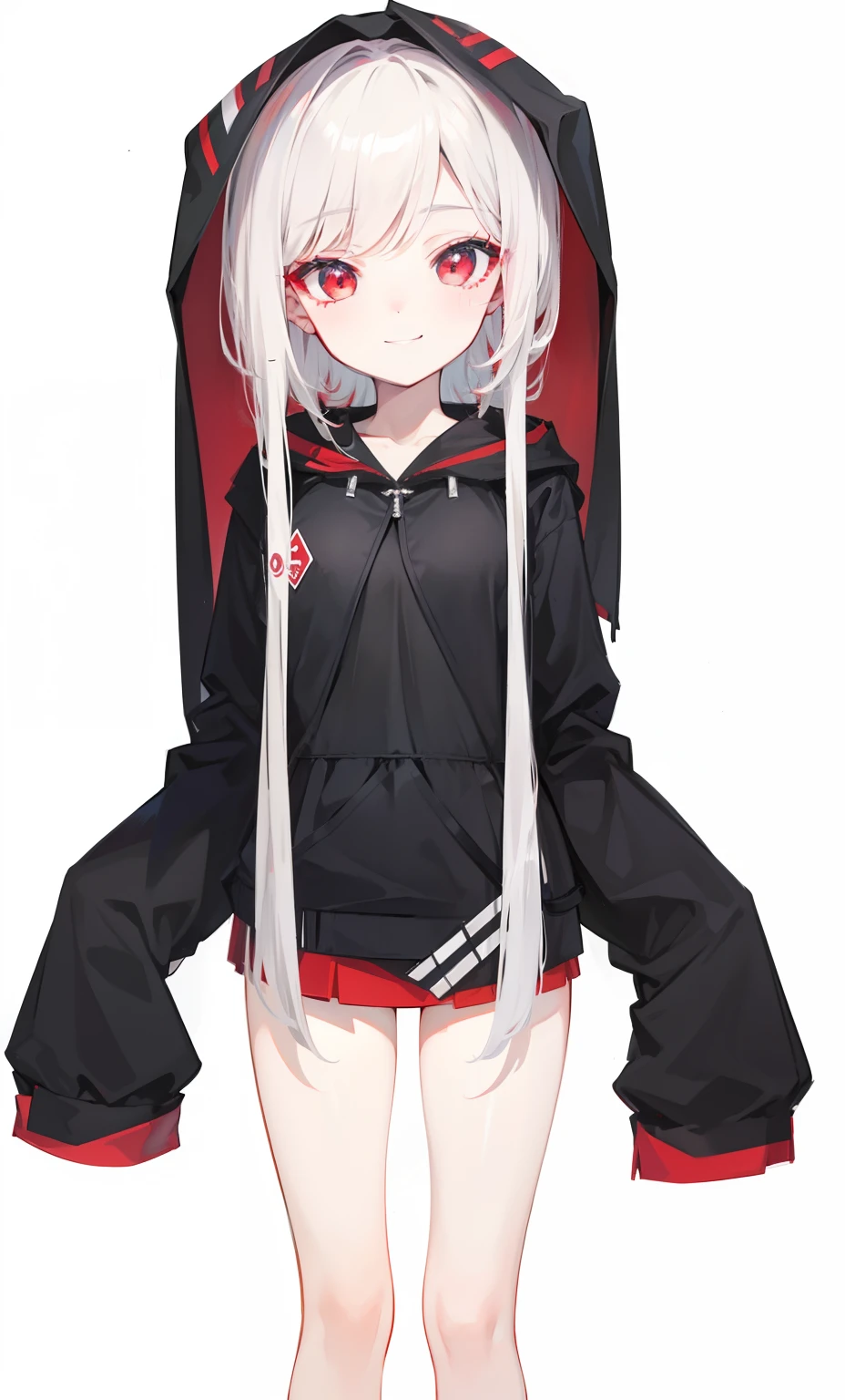 ((tmasterpiece:1.4,best qualtiy))+,(hyper-detailing)+,(Ultra-detailed eyes)+,Red eyes,smiling girl