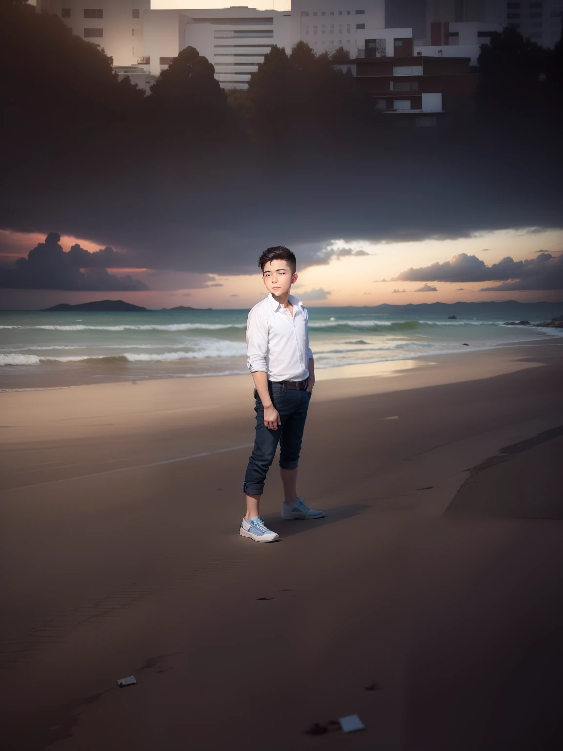 Change the photo normal to handsome boy