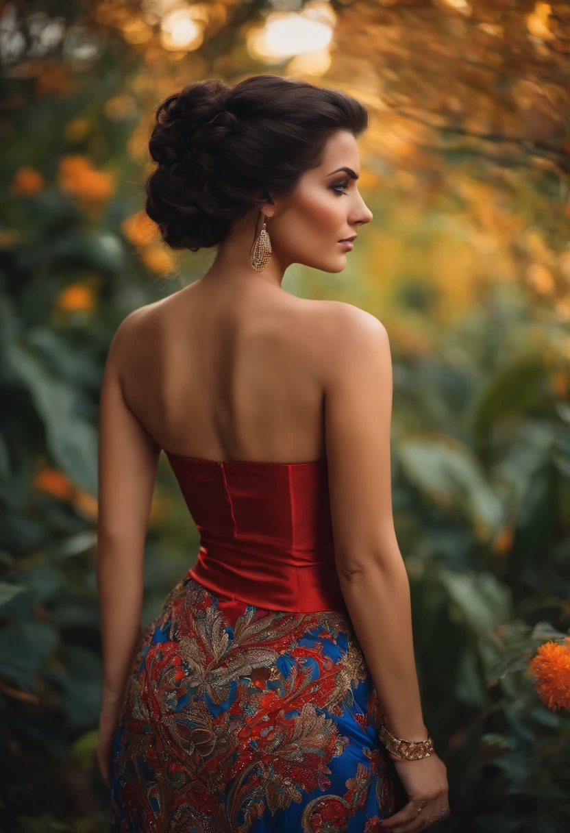 Brunette, big booty