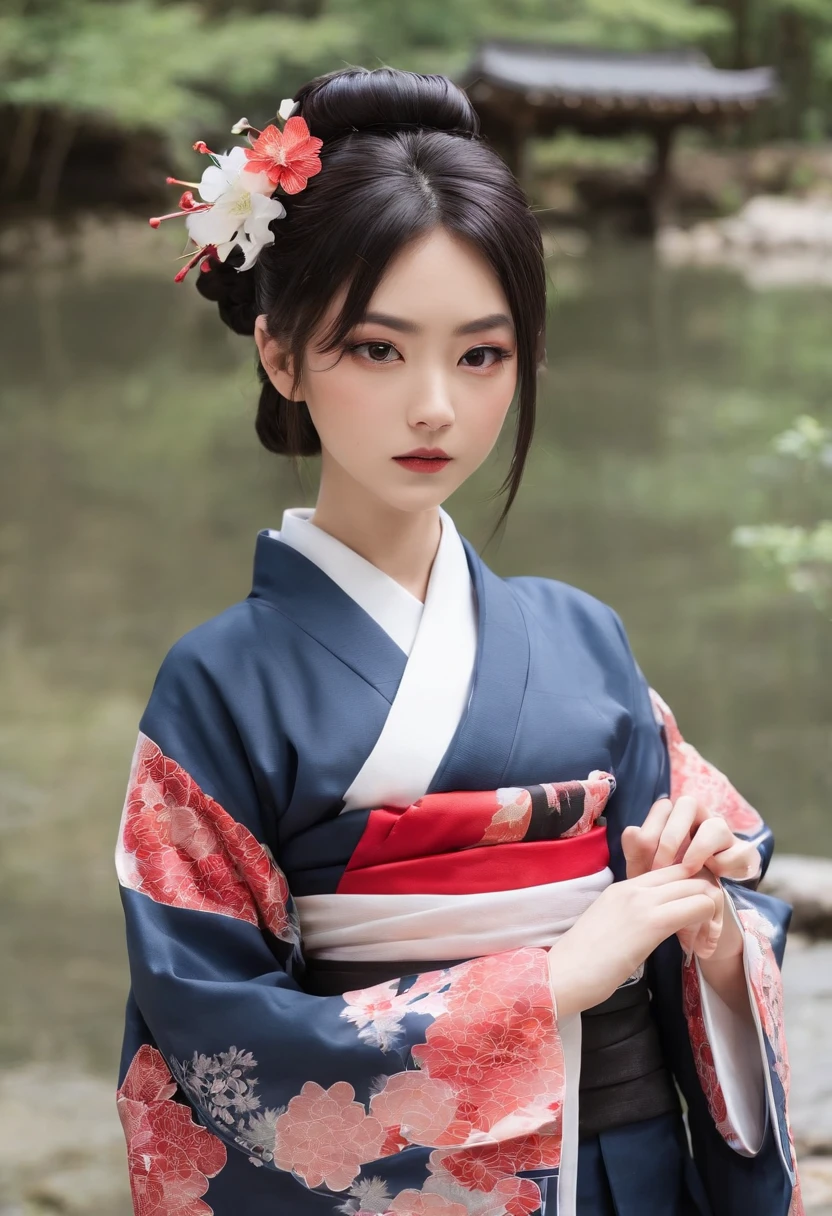 Hina Festival、Full body attire、I wore a haori and a hakama、shrine maiden