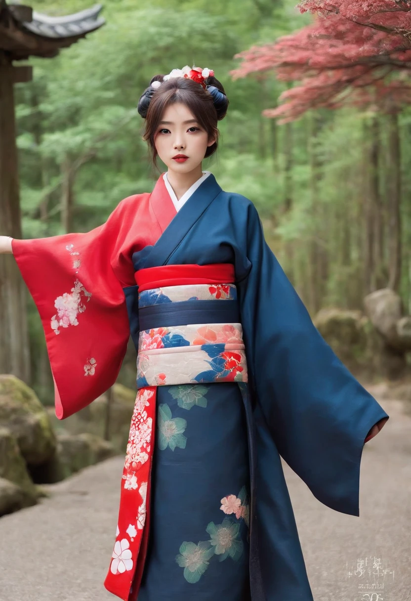 Hina Festival、Full body attire、I wore a haori and a hakama、shrine maiden