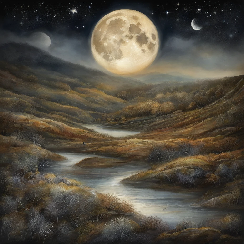 The moon caresses the earth、Telling the story of time
Unchanging silence Abandoned
No response expected
Until the sun rises
Dispel loneliness,ultra-detailliert,  insanely detaileda, Intricate details, Editorial Photography, Shot with a 50mm lens, depth of fields, Tilt Blur, Shutter Speed 1/1000, F/22. Lightmaps, Super bright,Susuki is growing