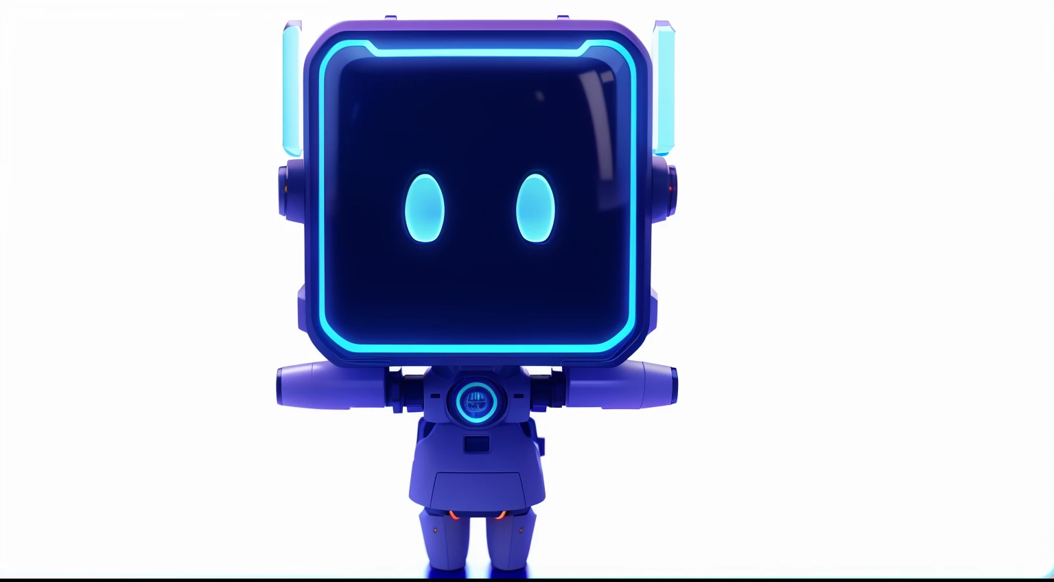 A machine，glowing light eyes,Close-up of the face， cute 3 d render, render of a cute 3d anime girl, highly detailed character, Cute detailed digital art, cute character, 3 d render stylized, soft 3d render, Cute! C4D, Stylized anime, Rendered in redshift