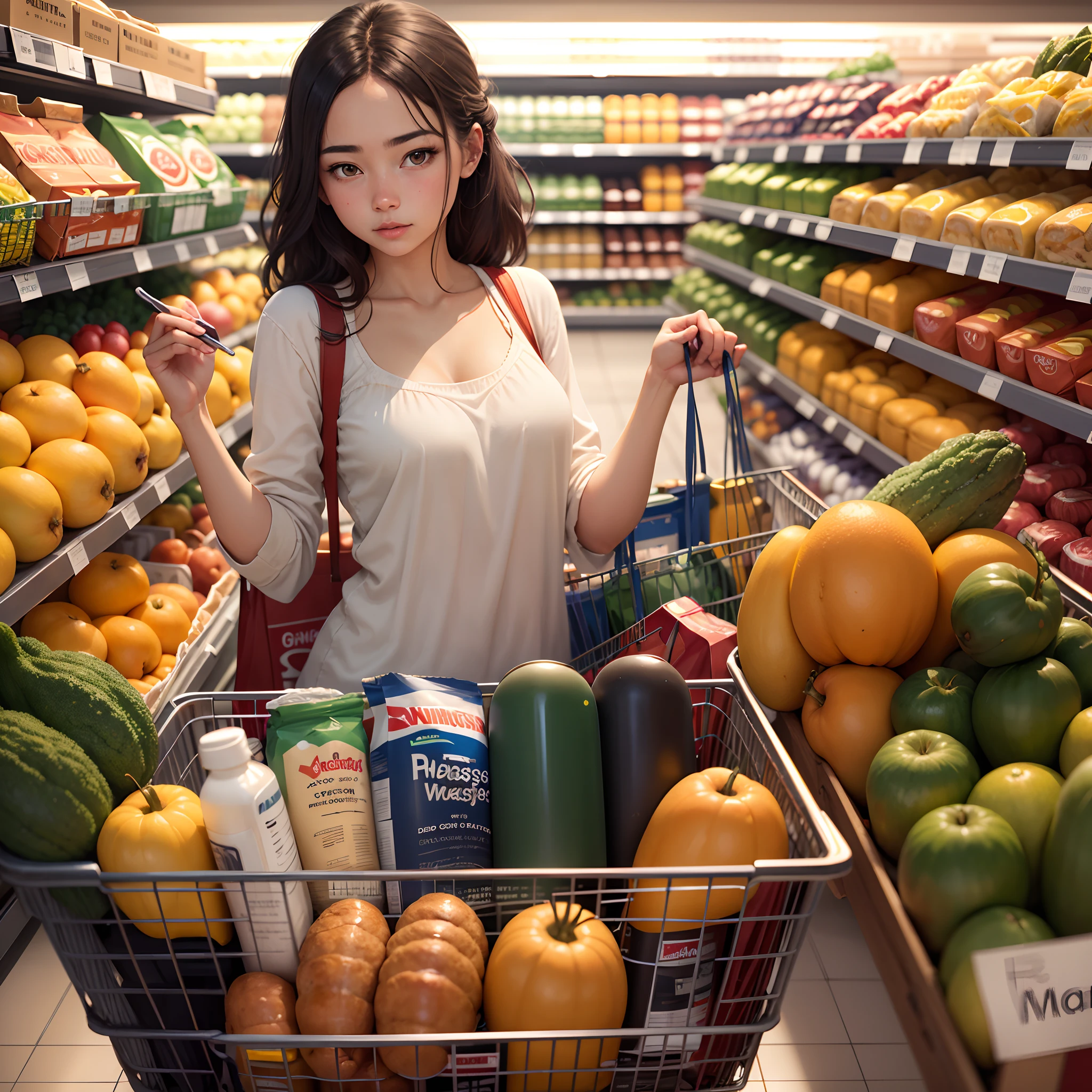 best beautiful sexy jenya.d, (young:1.3), age 18, (best full shot:1.5), selfie of 1 girl, (in a very short yellow sundress, braless, no panties, gorgeous:1.4), (skin glistening reflecting light:0.5), (best very small perfect perky breasts with (small hard nipples, small areolas:1.3):1.1), (very skinny:1.3), (best very narrow waist, best flat toned stomach, best thin toned legs:1.2), (messy hair:0.4), (beautiful girl damp medium blonde hair fading to neon pink :0.6), (most perfect face, best facial features, most detailed face, perfect eyes:1.4), (in the grocery, reaching for something high up on the top shelf, on her tiptoes, inadvertently showing off her thin gorgeous body:1.4), (horny mood:0.4), (desire:1.5), (sfw:1.2), (best thigh gap:0.8), (best cute feet:0.7), (best small round tight ass:1.1), (most hyper-realistic:1.6), (best sharp focus:1.2), (most realistic lighting:1.15), (bokeh:0.4), (best candid:0.7), ((highest resolution:1.6), (best most sexual pose:1.2), (every single hair visible:0.85), (most realistic skin:0.7), (looking at viewer:1.1), (best soft lighting, best shadow:1.15), (best small tight pussy:0.9), (masterpiece:1.4), best clarity, (bending over:0.5), (vibrant colors:0.7), (best perfect anatomy:1.3), (most real:1.1), most realistic colors, madelyncline, flawless face