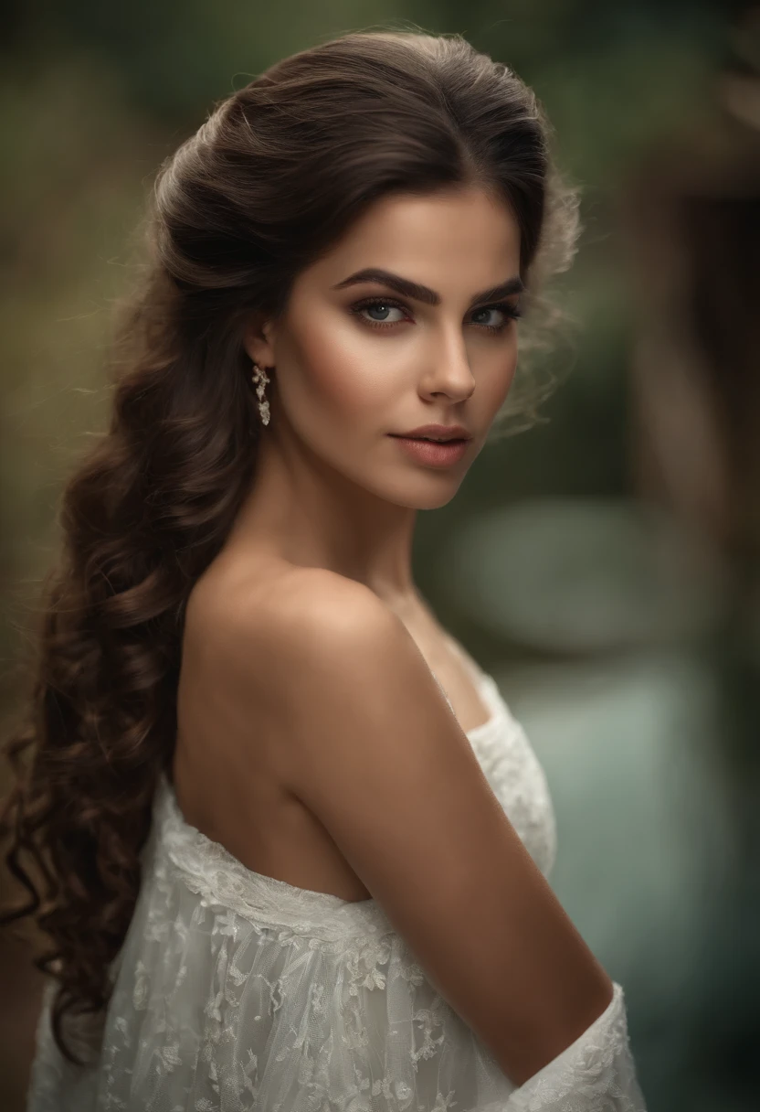 (((menina oi-escola))), ((figura esbelta)), ((banho)), Cor do cabelo verde esmeralda, cabelos curtos, A mais alta qualidade de imagem, alta qualidade, alto detalhamento, 超A high resolution, 8k, profundidade de campos, Cinematography, detalhes intrincados, elaborar, meticuloso, Magnificent, Maximum detail, Beleza extrema