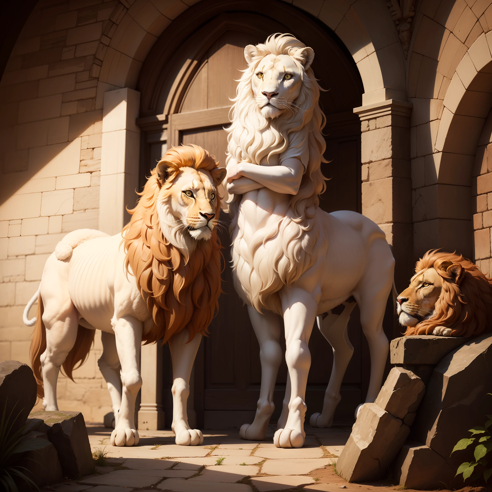 Jesus lamb and lion