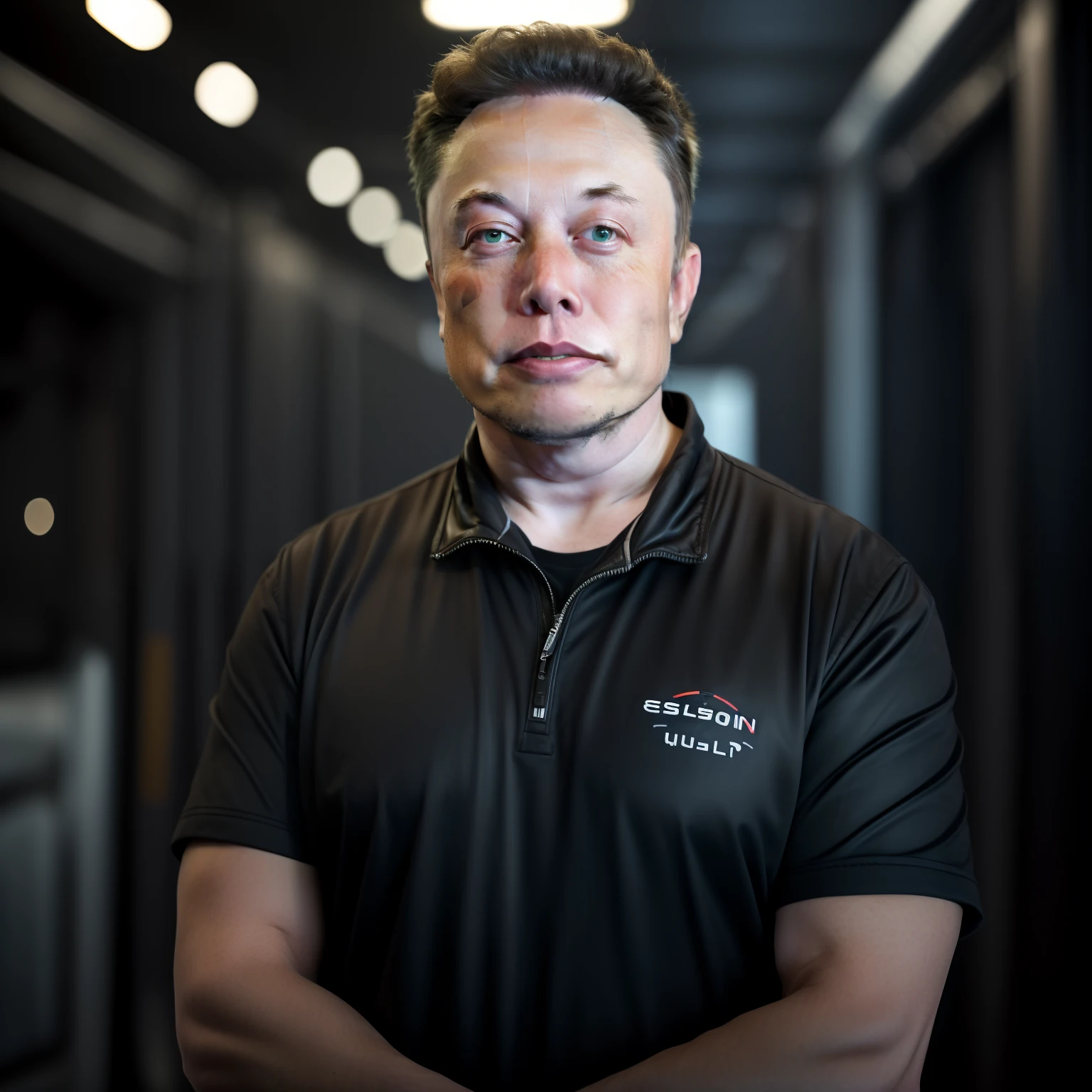 Foto RAW, (uma foto retrato de elon musk: 1.3), 8k uhd, dslr, fundo escuro, soft-lighting, melhor qualidade, grain of film, Fujifilm XT3, japanese