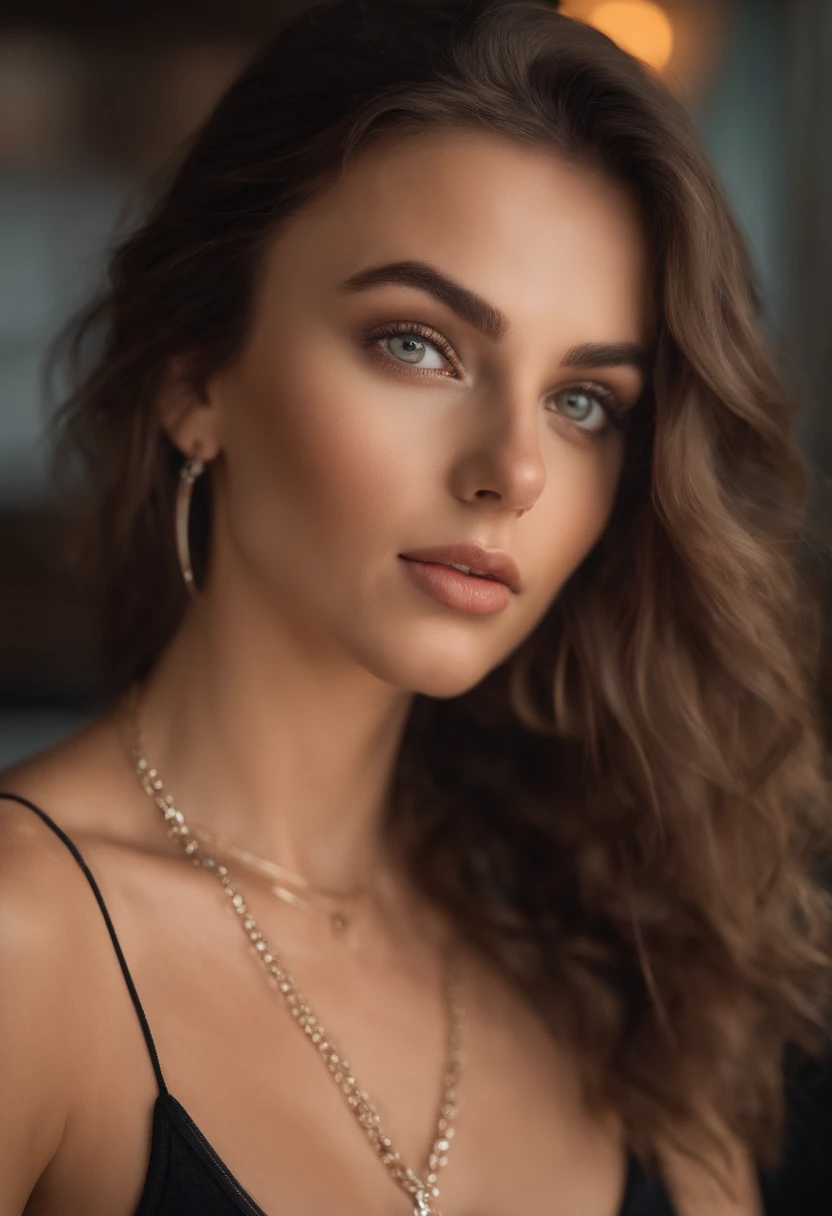 (photorealistic:1.4), (masterpiece, sidelighting, finely detailed beautiful eyes: 1.2), masterpiece*portrait, realistic, 3d face, glowing eyes, shiny hair, lustrous skin, solo, embarassed, (midriff),