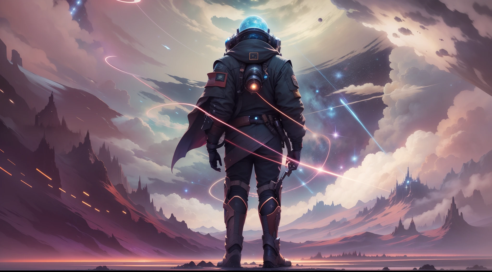 starfield, wanderer on planet
