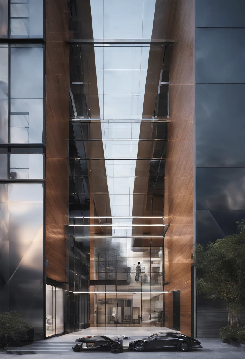 steel structure,Prefabricated buildings,Highway,droid,Glass style,future-tech