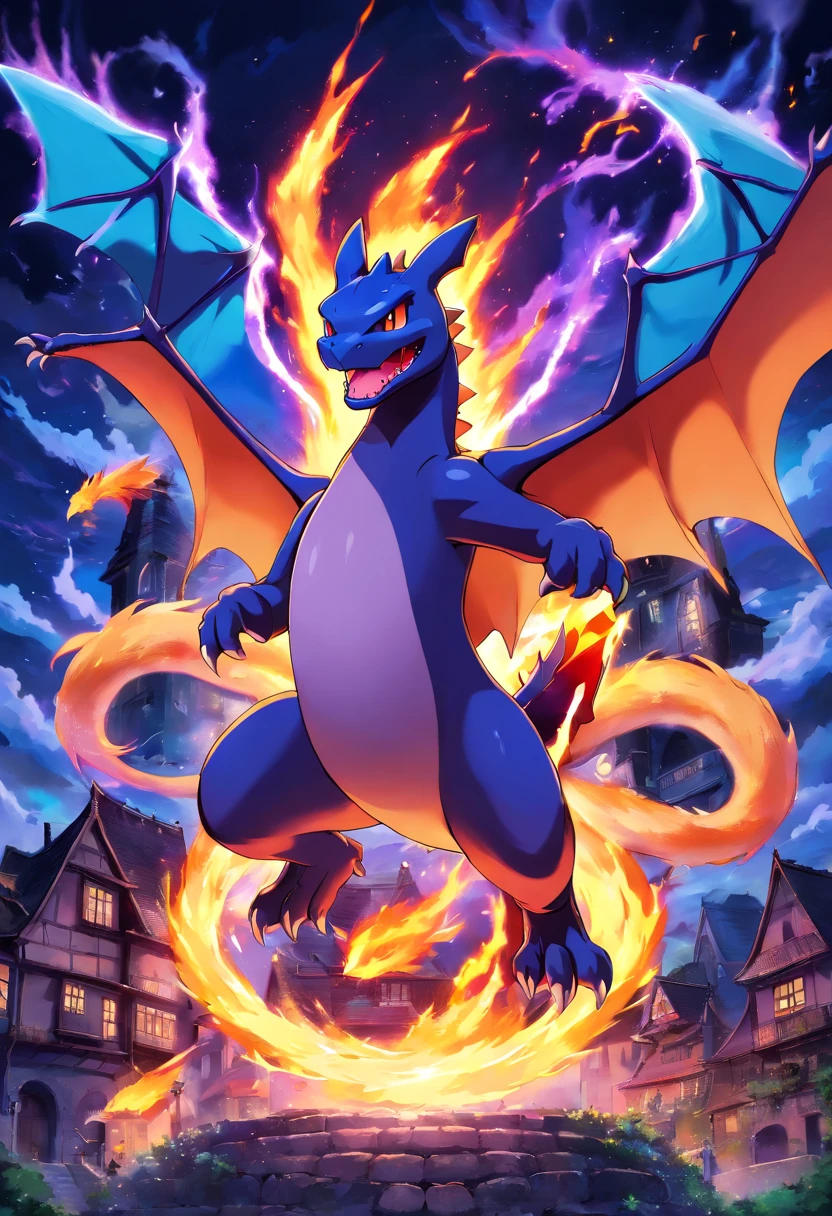 Charizard fusion with gengar