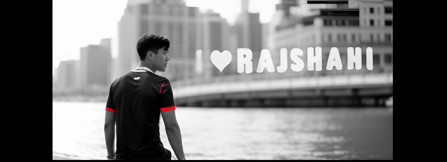 Background Black & white, Red heart, Facebook Banner, Same body, 8k