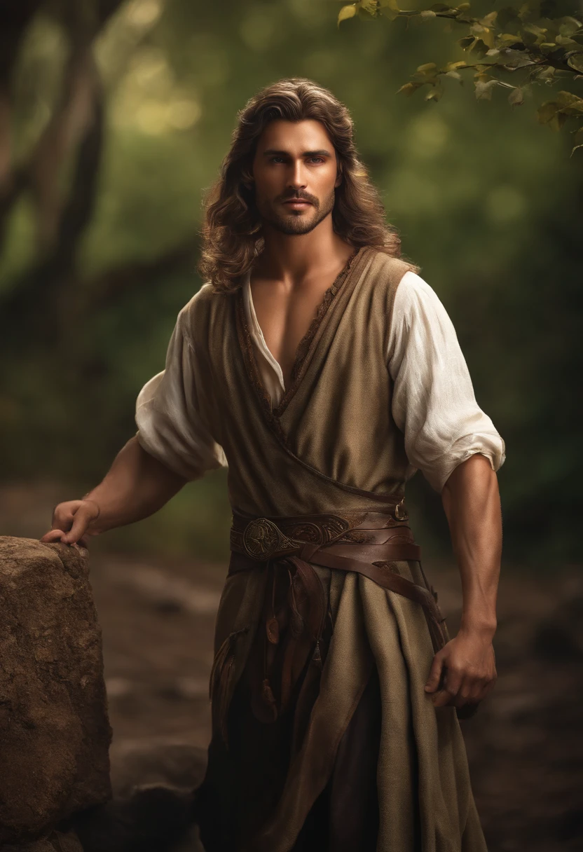 (Профессиональный 3D-рендер:1.3) de (Realistic:1.3) A foto mais bonita do mundo,Features of soft and shiny male heroes, um velho rei medival ((Epic fantasy hero, rough hero, olhar irritado, olho cinza, cabelos curtos, sem barba, (tatuagem de sol nascente na testa) and calm facial expression in a dynamic pose, fantastic location, Ambientes majestosos e desordenados)), Рендеринг Full Body 8K Unity, action shot, pele dos poros, very dark lighting, sombreamento pesado, circunstanciado, rosto detalhado, (Vibrando, The photo is realistic, Realistic, Dramatic, Escuro, foco nítido, 8k), (Old cotton clothes, medievais, danificado pelo tempo:1.4), ((((Use cotton)))), (intrincado:1.4), decadente, (altamente detalhado:1.4), fotografia ultrarealista, octane rendering, art stations, ConceptArt, liso, foco nítido, illustartion, O germe da arte, (Loish:0.23), Wlop Ilya Kuvshinov, e greg rutkowski e alphonse mucha gracias, (global ilumination, studiolight, luz envolvente), patife, fantasia, Nosso, Corpo inteiroesbiano, ((O fundo escuro e antigo de montanha:1.3)),CGSesociedade,art stations