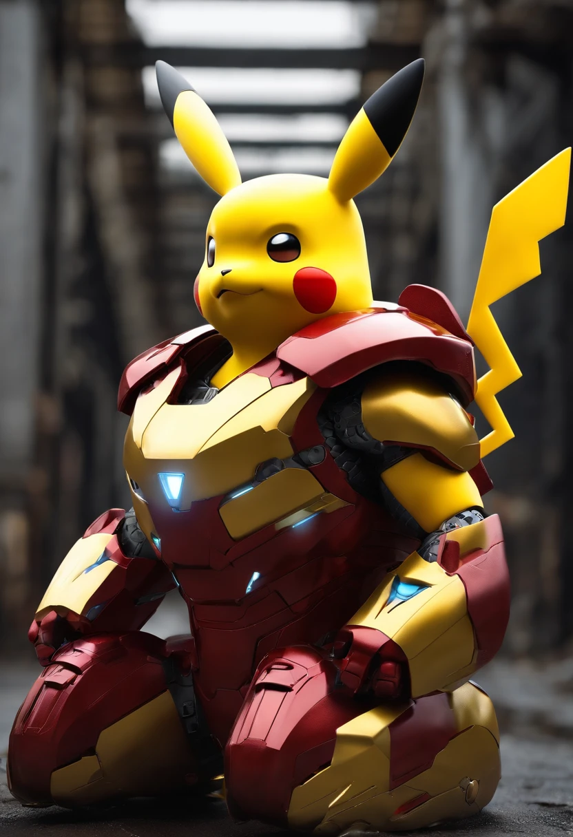 Pikachu in Iron Man armor