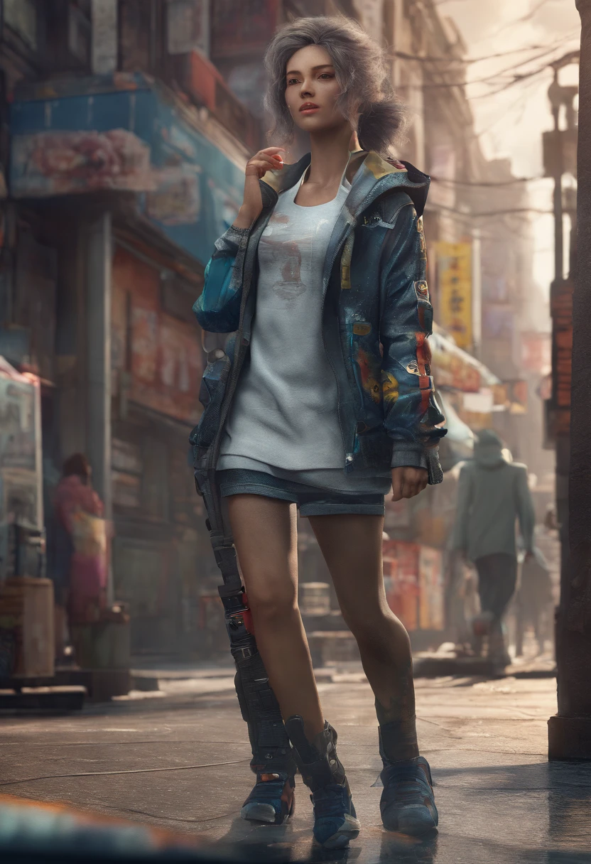 ((beste-Qualit)), ((master-piece)), (detaild:1.4), .3D, Portrait of a beautiful cyberpunk woman, HDR (high dynamic range),2girls,high-res,unreal 5,subsurface scattering,PBR Textures,Post Processing,anisotropic filtering,deep depth of field,Maximum Sharpness and Clarity,Multilayer textures,Albedo and Specular maps,surface shading,Accurate simulation of light-material interaction,perfect proportion,octanerender,Two-tone lighting,wide aperture, low ISO, It's raining,rule of thirds, 8K RAW,Sexy,lifelike,runner,on street,Sweat,Wet shirt,Japan girls,