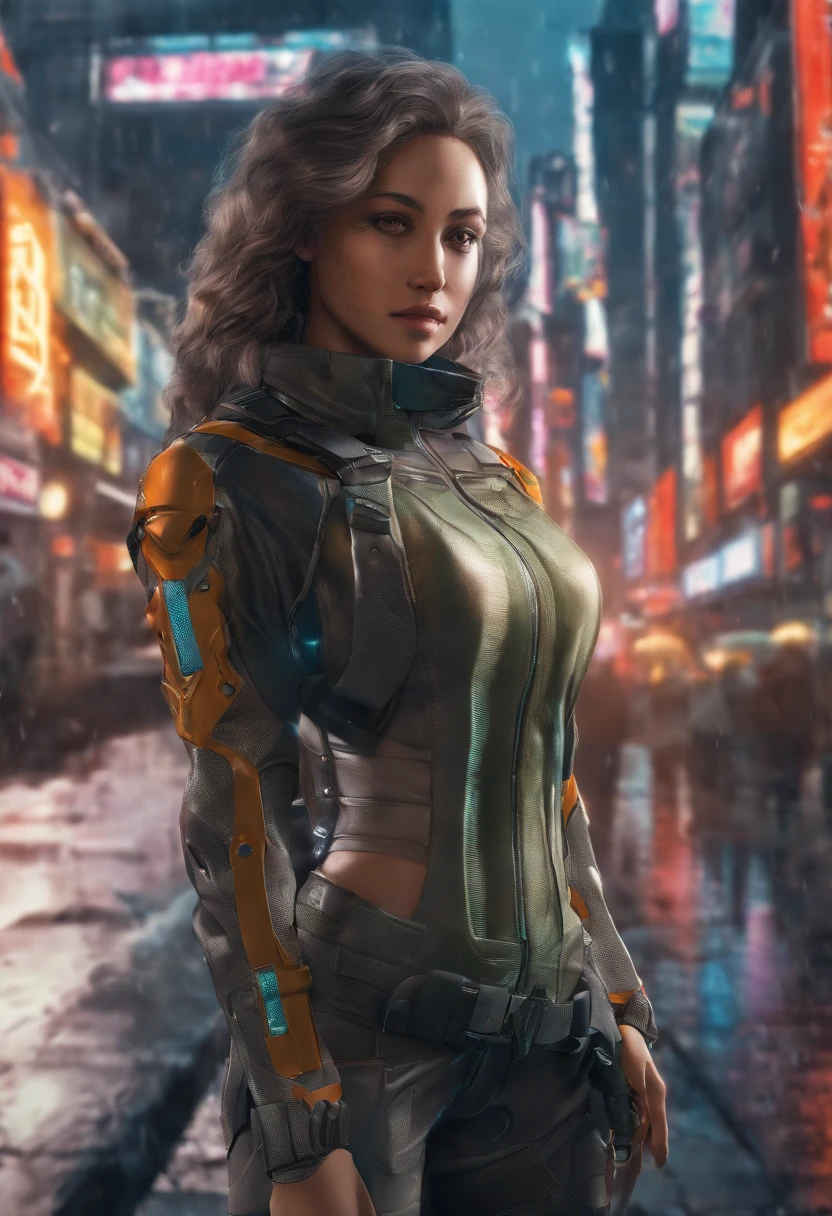 ((beste-Qualit)), ((master-piece)), (detaild:1.4),  .3D, Portrait of a beautiful cyberpunk woman, HDR (high dynamic range),2girls,high-res,unreal 5,subsurface scattering,PBR Textures,Post Processing,anisotropic filtering,deep depth of field,Maximum Sharpness and Clarity,Multilayer textures,Albedo and Specular maps,surface shading,Accurate simulation of light-material interaction,perfect proportion,octanerender,Two-tone lighting,wide aperture, low ISO, It's raining,rule of thirds, 8K RAW,Sexy,lifelike,runner,on street,Sweat,Wet shirt,Japan girls,