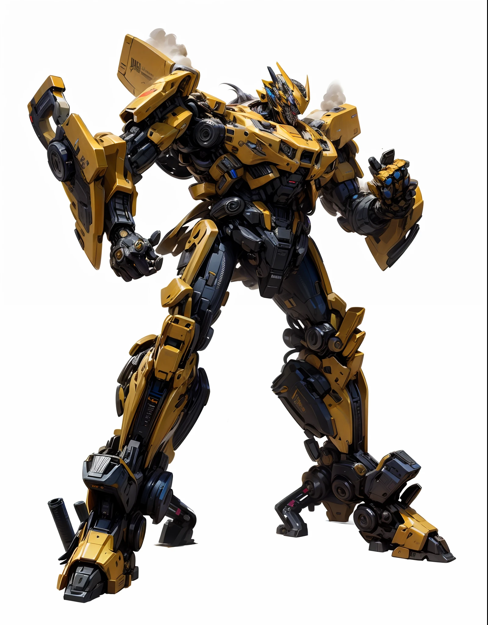 Ultra Realistic Transformer Character, Highly detailed body with HD, Creative parts of he body