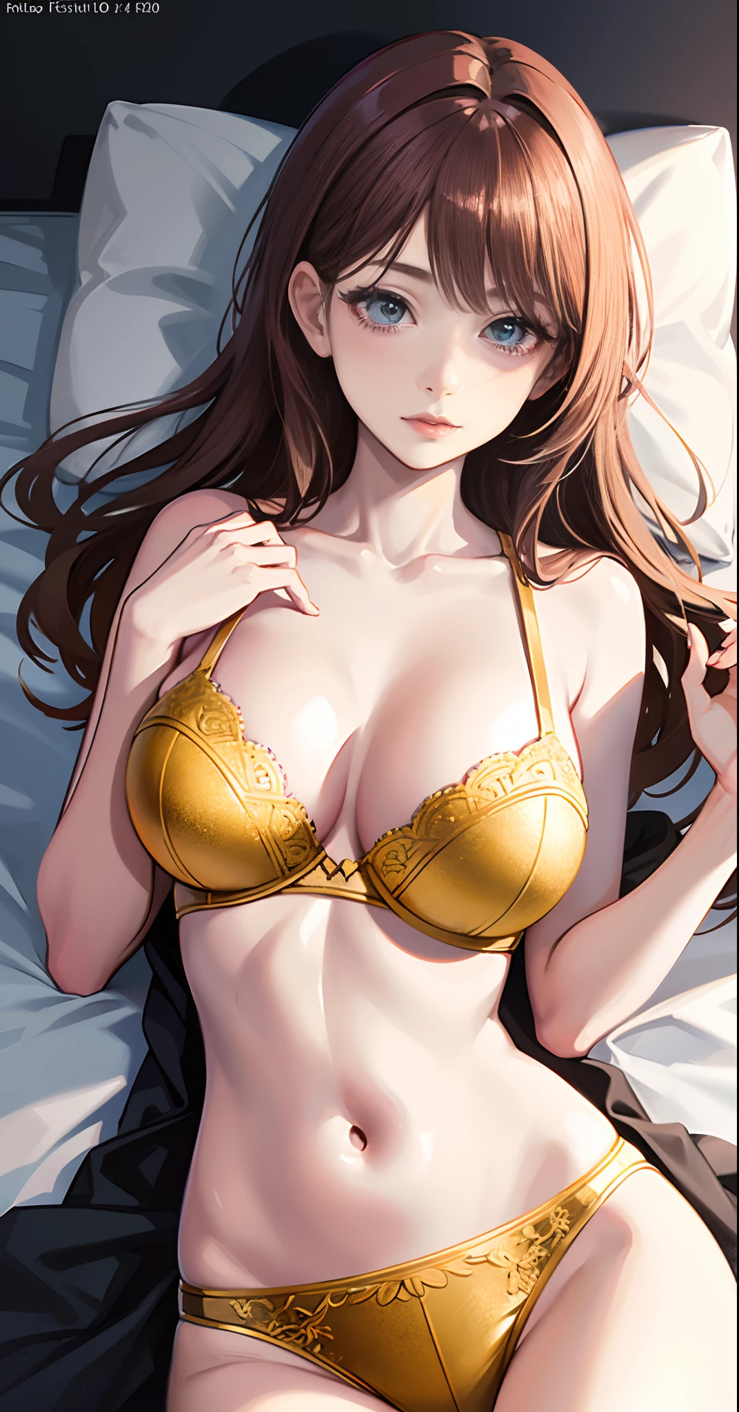 Big breasts,(masterpiece:1.3), (8k, photorealistic, RAW photo, best quality: 1.4), japanese, (1girl), beautiful face, (realistic face), beautiful hairstyle, realistic eyes, beautiful detailed eyes, (realistic skin), beautiful skin, attractive, ultra high res, ultra realistic, highly detailed, golden ratio, (detaled face:1.2),(Lying in Bed, Open Legs: 1.2),bra red