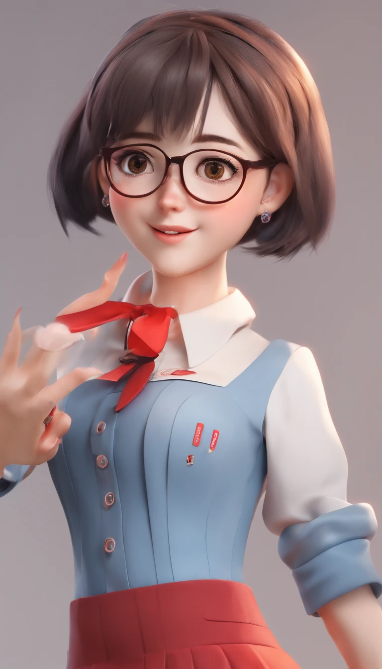 hi-school girl huge tit Upper eyes Sweating the skin is white A dark-haired short-hair Skirt checked blue and red a short skirt full bodyesbian Lustrous skin has freckles Wearing glasses