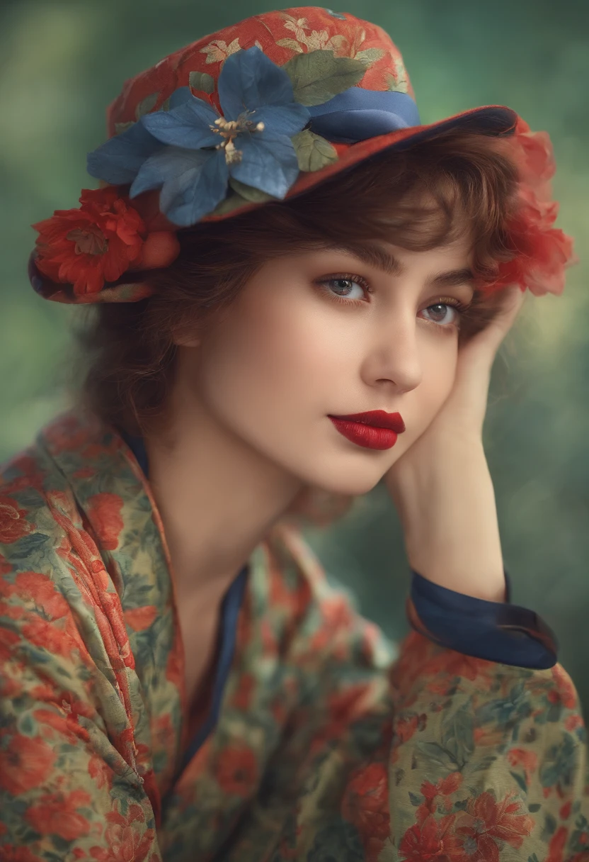 One in pajamas,With a hat on,Full of sleepiness,Has dark circles,Cute IP image