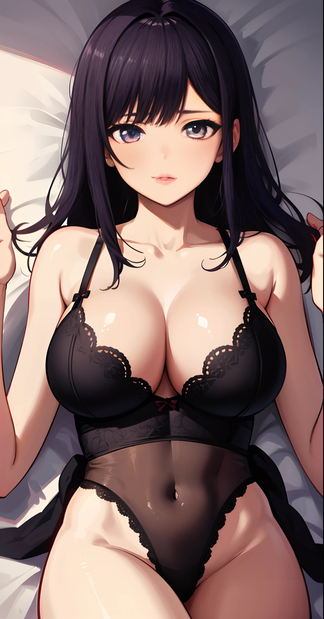 Big breasts,(masterpiece:1.3), (8k, photorealistic, RAW photo, best quality: 1.4), japanese, (1girl), beautiful face, (realistic face), beautiful hairstyle, realistic eyes, beautiful detailed eyes, (realistic skin), beautiful skin, attractive, ultra high res, ultra realistic, highly detailed, golden ratio, (detaled face:1.2),(Lying in Bed, Open Legs: 1.2),bra red