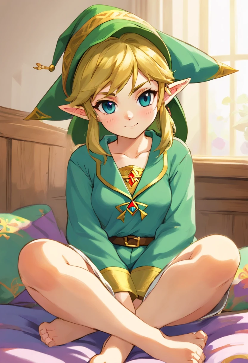 One in pajamas，With a hat on，Full of sleepiness，Has dark circles，Cute IP image