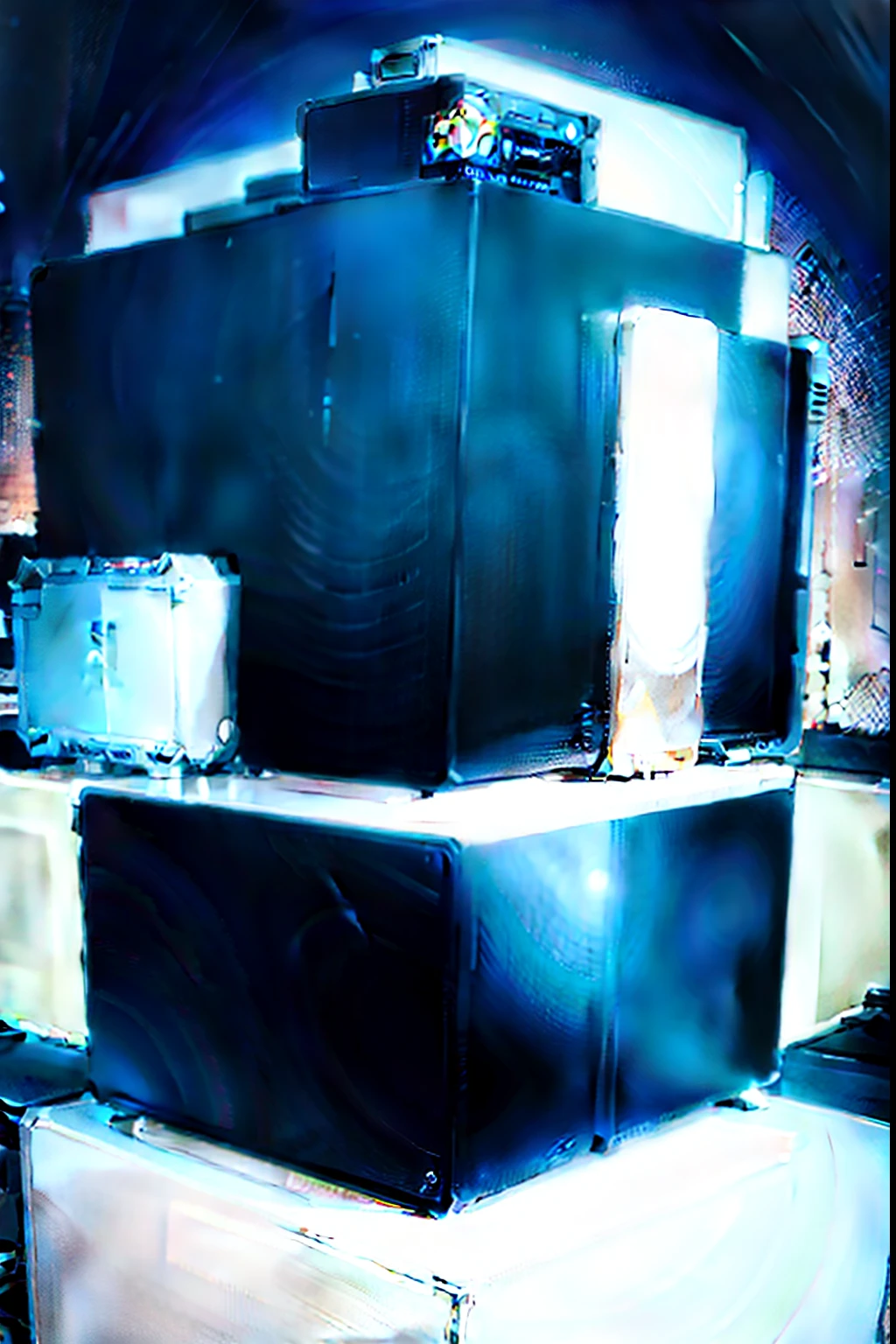 Product promotional poster,Bauhaus style,desktop computer,16:9