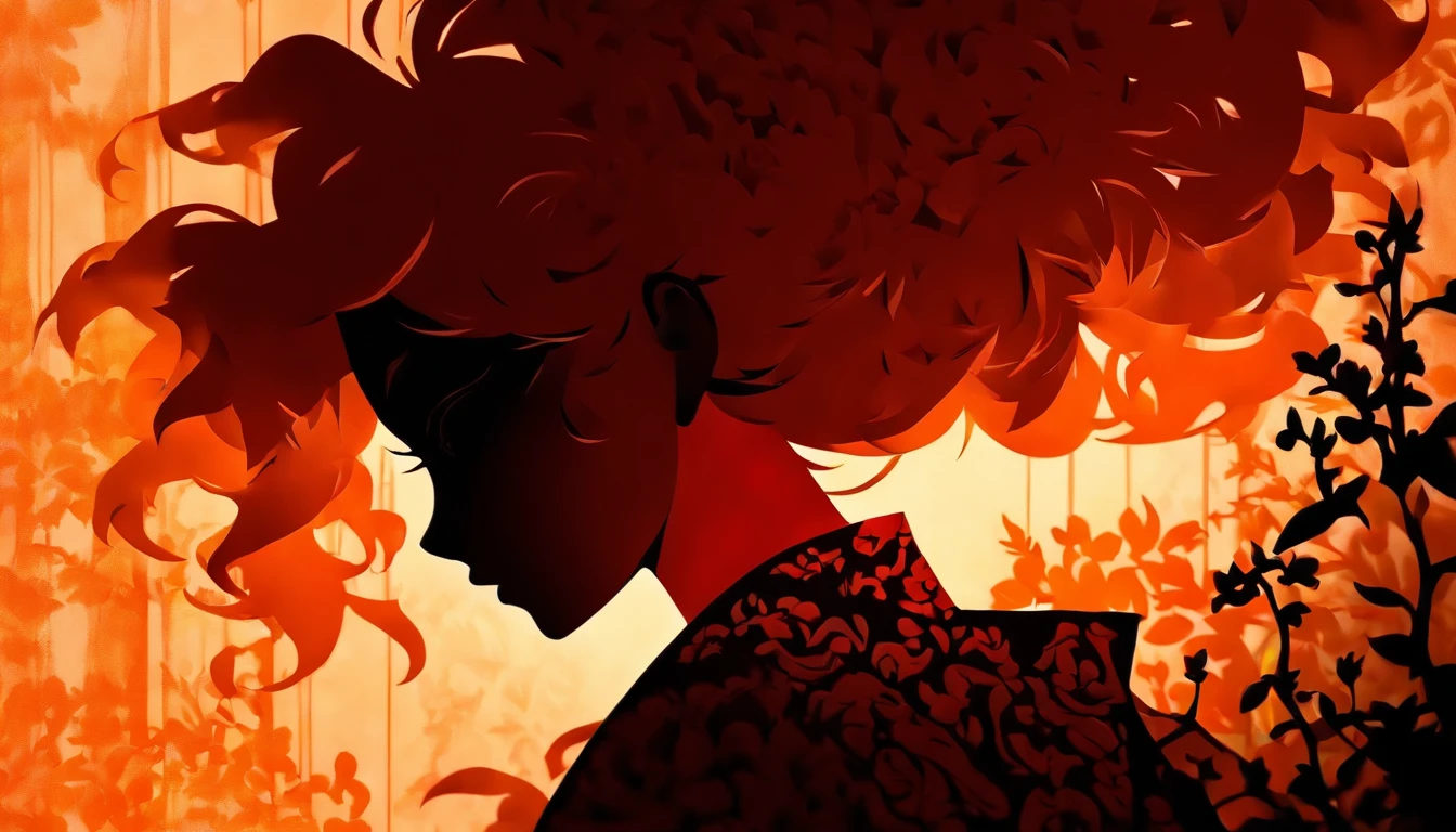 (Silhouette Art,cutouts:1.6)
(((Paper cutting art,A world where only black exists:1.3)

(Cowboy Shot),1 girl,Solo,
(Kimono Girl,profile:1.2),white, Clear and beautiful face,

BREAK
(Americans)
Textured glass background,