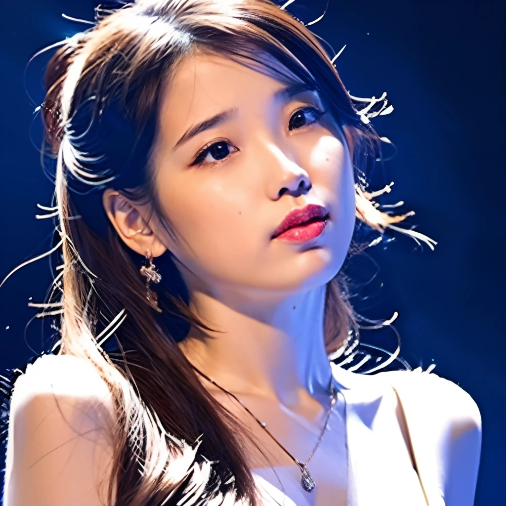 best quality, ultra high res, (photorealistic:1.4),1girl,iu,arms behind back, colorful, clear sharp focus, soft lights, Intricate details,