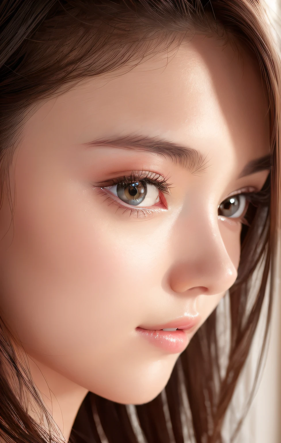 ultra-detailliert、hight resolution、ighly detailed、a beautiful detailed girl、extremely detailed eye and face、beatiful detailed eyes、Facial light、best qualtiy、masterpiece、illustratio、extremely delicate and beautiful、nffsw、8K Wallpapers、exquisitedetails、Model shooting in the studio、Casual Fashion、
