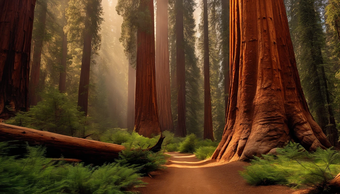 Sequoia Forest, (Photorealsitic:1.4), top-quality, masterpiece, ultra-detailliert, Raw photo, natural soft light