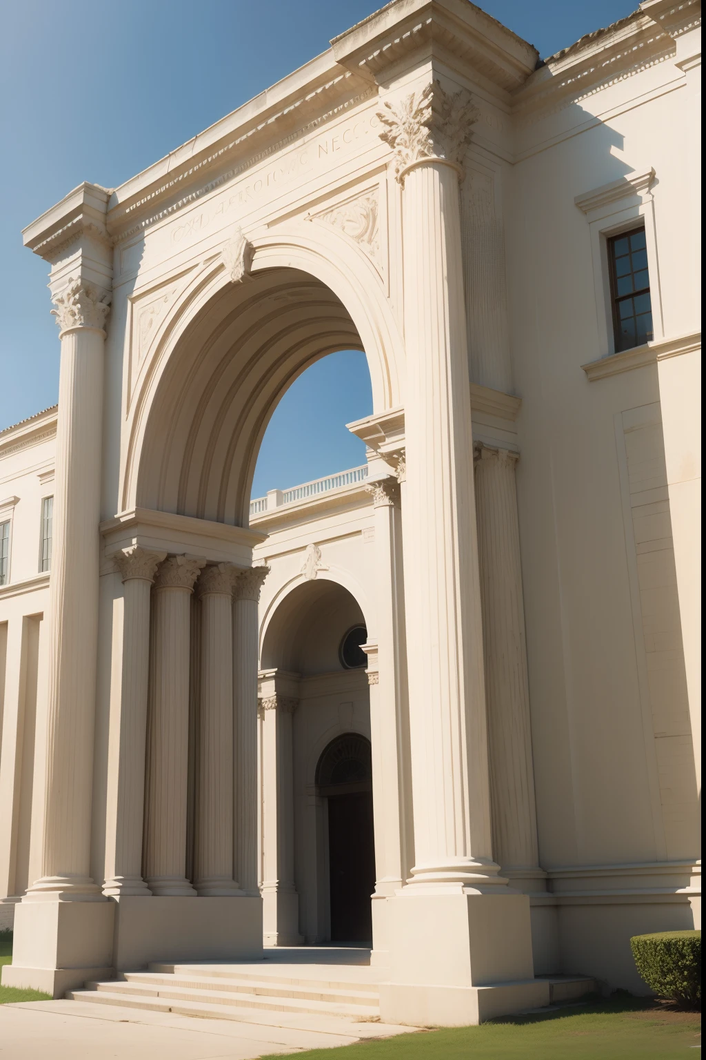 exterior  arch neoclassic