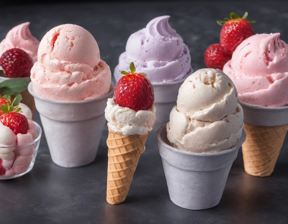 The world-famous Ice Cream feast,Adventures,Manhwa Style,Storyboard,Masterpiece, ultraclear, extreme hight detail